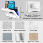 Shower Phone Holder Waterproof, 360° rotatable Adjustable rain Phone - Image 3