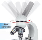 AmScope M150 Series Portable Student Monocular Compound Microscope - Image 5
