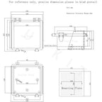 Zulkit Junction Box IP67 Waterproof Electrical Box Hinged Clear Cover Stainless - Image 7