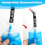 WILDREEDS Replacement Straw for Soft Flask Running Water Bottles for Hiking - Image 5