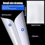 Mudder Vinyl Siding Repair Kit 6 x 8 Inch Vinyl Siding Patch Self Adhesive PVC - Image 2