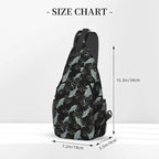 Sea Shark Sling Bag For Women Men Cute Shark Pattern Backpack Crossbody - Image 3