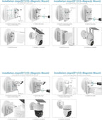 Magnetic Mount for AOSU D1 SE/Lite/Max, Reolink Argus 3MP/4MP/5MP/2K, SEHMUA 2K - Image 3