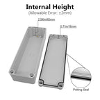LeMotech IP67 Waterproof Junction Box ABS Plastic Project Box Dustproof - Image 4