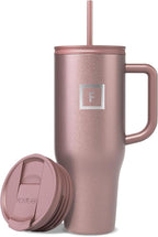 IRON °FLASK Co-Pilot Insulated Mug w/Straw & Flip Cap Lids by IronFlask