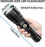 Flashlights High Lumens Rechargeable, 000LM LED Super Bright Flash Light - Image 6