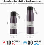 Dusgut 17 oz Stainless Steel Water Bottle Double Wall Vacuum Insulated Kids - Image 3