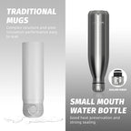 WATERSY Stainless Steel water bottles, 17oz/500ml Insulated Water Bottles - Image 4