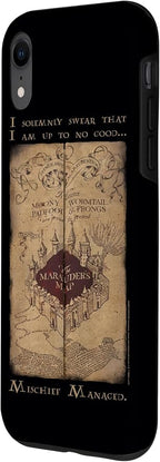 iPhone XR Harry Potter Marauder's Map Words Case - Image 2