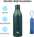 Insulated Water Bottle with Strap, 25 oz Double Wall Stainless Steel Vacuum - Image 3