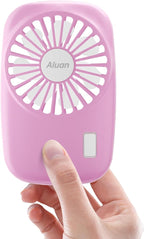 Aluan Handheld Mini Fan Powerful Small Personal Portable Speed Adjustable USB by Aluan