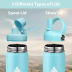 SENDESTAR Stainless Steel Water Bottle, Wide Mouth Water Bottle 18 oz, 32 oz - Image 2