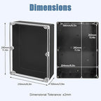 LeMotech Electrical Box Clear Cover Project Box IP65 Waterproof Junction Box - Image 2