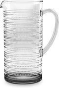 Beaded 95 oz Durable Acrylic Pitcher by AbodeHomewares-TheDesignDestinationforTabletopDrinkwareKitchenandPet
