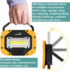 Sunzone Portable LED Work Light, AA Battery Powered Flood Lights, Super Bright - Image 3