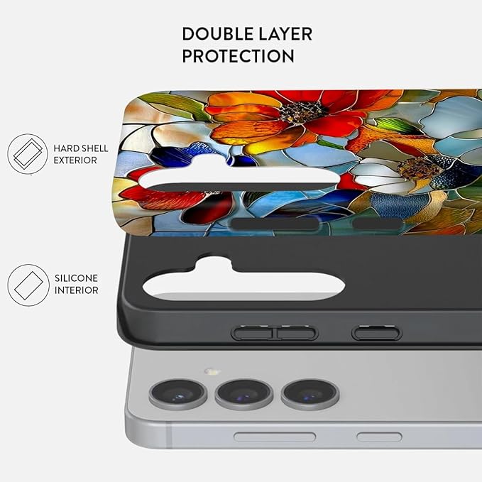 Compatible for Samsung Galaxy A17 5G Case, Dual Layer Heavy Duty 2 in 1 - Image 2