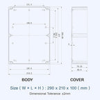 LeMotech Electrical Box Clear Cover Project Box IP65 Waterproof Junction Box - Image 8