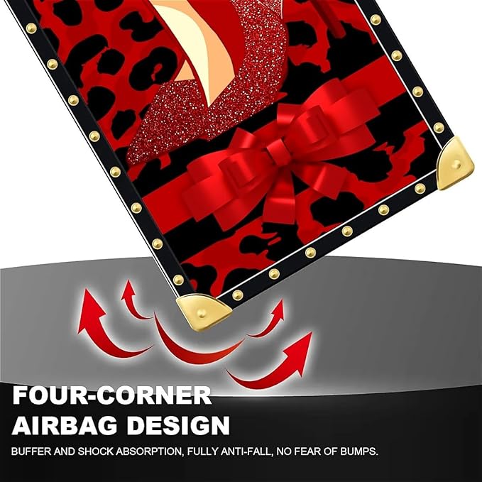 Compatible with iPhone 8 7 SE Case, Elegant High Heels Luxury Golden Decoration - Image 6