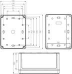 MAKERELE Watertight Outdoor Plastic Junction Box 7.87”5.90”3.94” IP67 - Image 2