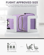 LOVEVOOK Laptop Backpack for Women, Travel Computer Work Bags - Image 8