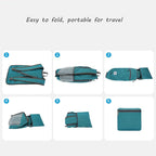 DOJUNS Hiking Backpack 15L Small Travel Backpack Lightweight Foldable Daypack - Image 8