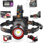 Rechargeable LED Headlamp 99000 High Lumens, Super Bright - Image 3