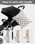 ALVABABY 3 pcs Cloth Diaper Wet Dry Bags Waterproof Reusable - Image 7
