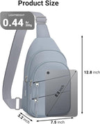 Tuwubi Crossbody Bags for Women, Sling Bag for Men, Small Hiking Backpack Anti - Image 6