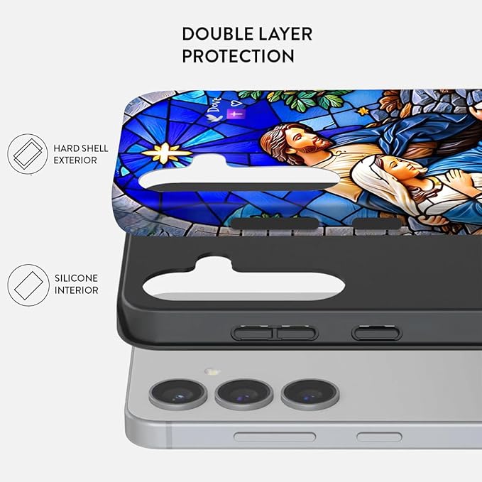 Compatible for Samsung Galaxy A57 5G Case, Dual Layer Heavy Duty 2 in 1 - Image 2