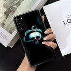 for Samsung Galaxy S20 Case, Skeleton Winding Snake Pattern Graphic Design Girl - Image 7