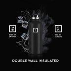 IRON °FLASK Camping & Hiking Hydration Flask - 24 oz Dark Rainbow - Image 4