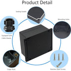 Junction Box IP65 Waterproof ABS Plastic Electrical Project Case Power Junction - Image 5