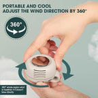 Oprtuisi Portable Bladeless Clip-On Mini Fan, - Image 6