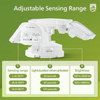 Philips 3600LM Solar Security Lights w/PIR Motion Sensor Outdoor, Waterproof - Image 3