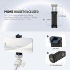 NEEWER Basics Mini Desk Selfie Stick Tripod Compatible - Image 6