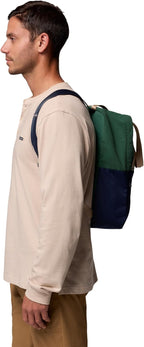 Columbia Unisex Trail Traveler 18L Backpack, Rain Forest/Collegiate Navy - Image 3