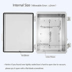 LeMotech Electrical Box, IP67 Waterproof Hinged Cover Stainless Steel Latch - Image 5