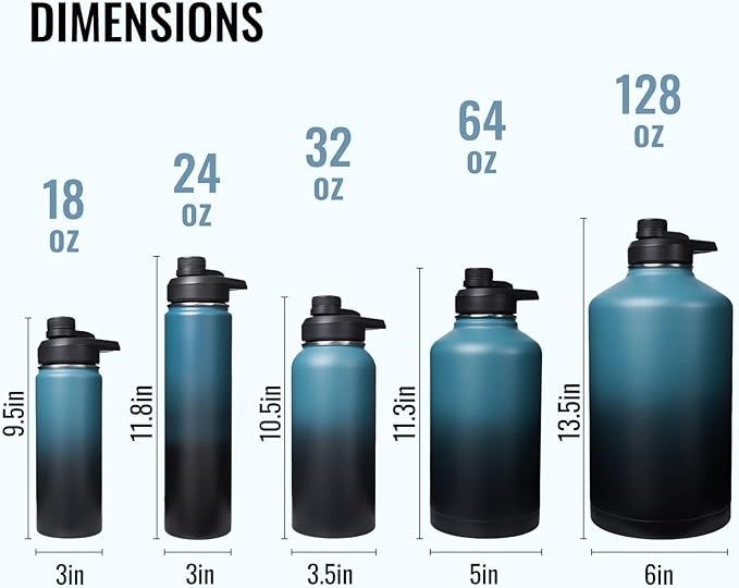 Fijinhom 18 oz Insulated Water Bottle - Image 5
