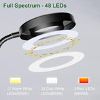 Wolezek 2 in 1 Grow Lights for Indoor Plants, 3 Colors Plant Lights - Image 4
