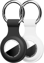Linsaner Holder for AirTag 2nd Gen & 1st Gen, Silicone Case Keychain Key Ring by Linsaner