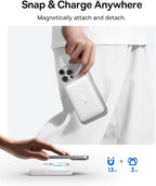 Baseus for MagSafe Portable Charger, Qi2 Certified 15W Wireless Magnetic Power - Image 5