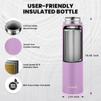 RAYMYLO Insulated Water Bottle 24oz, Triple Wall Vacuum Stainless Steel - Image 5