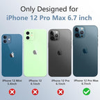 SPIDERCASE Deigned for iPhone 12 Pro Max Case, Slim Shockproof Phone Cases - Image 2