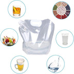 Soddeph Collapsible Water Container Bag, BPA Free Food Grade Clear Plastic - Image 5