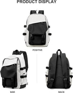 coowoz School Bag Lightweight Casual Daypack College Laptop Backpack - Image 4