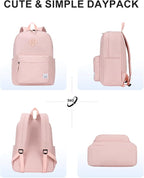 VASCHY Lightweight Backpack for School, Water Resistant Classic Bookbag - Image 6