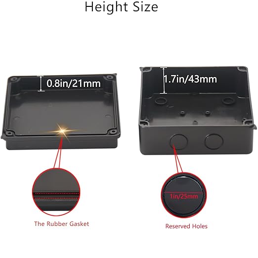 Project Box IP65 Waterproof Dustproof Junction Boxes ABS Plastic DIY Electronic - Image 4