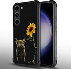 for Samsung Galaxy S23 Plus Case, Pig Sunflower Yellow Sunshine Pattern Graphic - Image 2