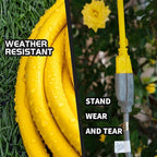 Indoor Outdoor Extension Cord Weatherproof, UL Certified, 10 Gauge 6FT Yellow 3 - Image 3