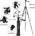 60" Aluminum Phone & Camera Tripod - Image 2